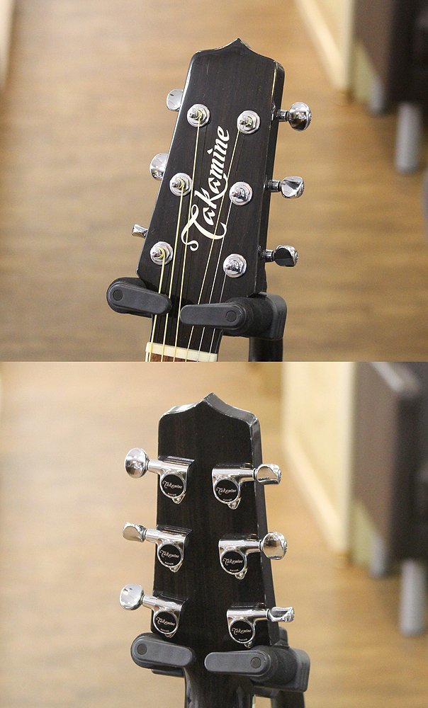 TAKAMINE タカミネ PTU121C GBB エレクトリックアコースティックギター エレアコ グレイブラック 黒 ギグバッグ付属 2037216_画像3