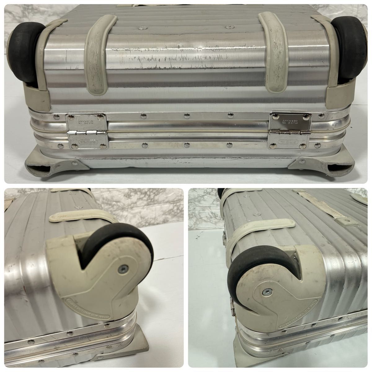 稀少 リモワ RIMOWAトパーズ ビジネストロリー 2輪キャスター 廃 稀少 リモワ RIMOWAトパーズ ビジネストロリー 2輪キャスター 廃