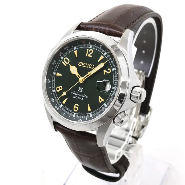 新品 SEIKO セイコー PROSPEX プロスペックス アルピニスト 腕時計 SBDC091 自動巻き 機械式 流通限定モデル グリーン 箱付き 動作OK_画像3