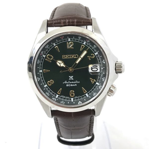 新品 SEIKO セイコー PROSPEX プロスペックス アルピニスト 腕時計 SBDC091 自動巻き 機械式 流通限定モデル グリーン 箱付き 動作OK_画像5