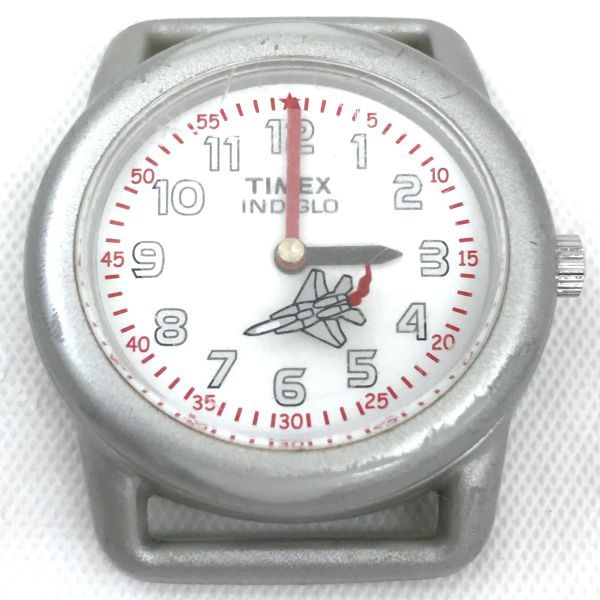 TIMEX タイメックス KiDS TIME TEACHERS 腕時計 クオーツ アナログ ラウンド ホワイト シルバー ウォッチ 3気圧防水 アラーム コレクション_画像1
