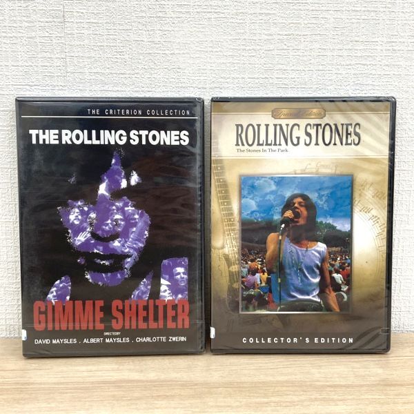 新品 未開封 THE ROLLING STONES ローリング ストーンズ DVD 2枚セット GIMME SHELTER The Stones In The Park 音楽 洋楽 ロック バンドの画像1