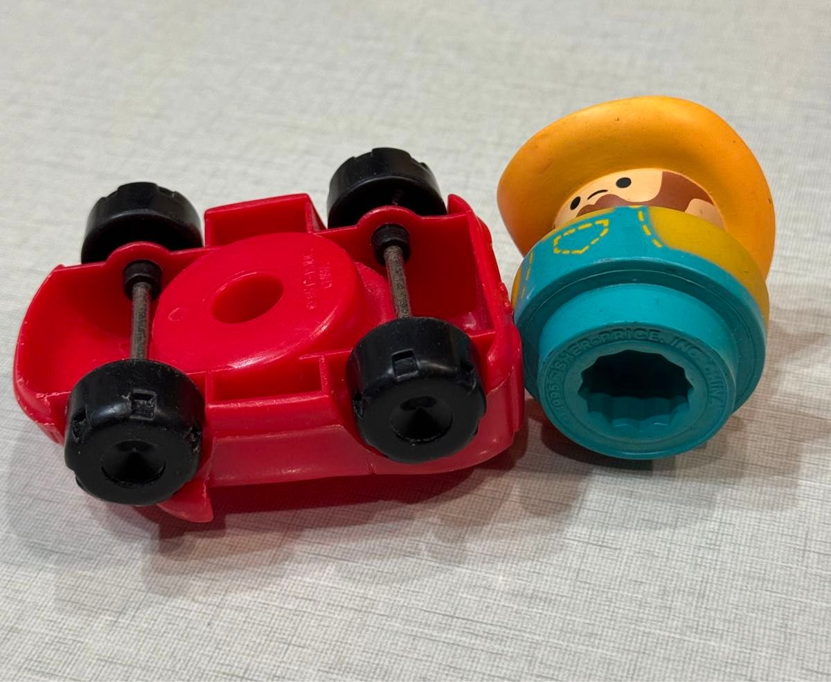 リトルタイクス little tikes 自動車 カウボーイ レア 置き物 飾り ヴィンテージ トドルトッツ ミニカー アメトイ