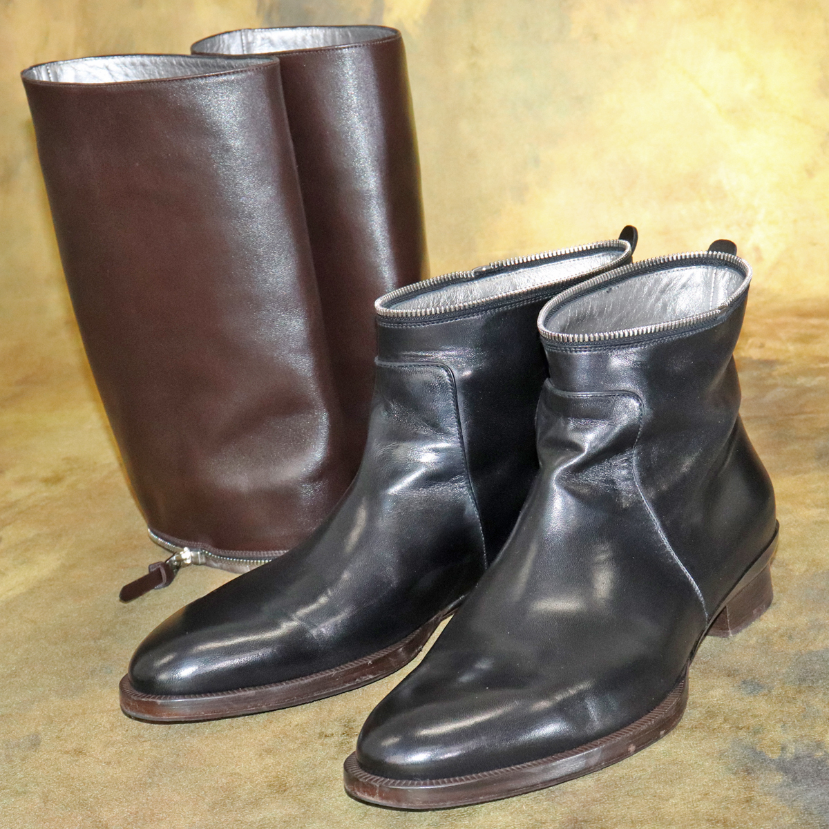 本物 ルイヴィトン 絶盤 ランウェイコレクション限定 カットオフ コンバーチブル ロングブーツ メンズ8 1/2 紳士靴 シューズ LOUIS VUITTON_画像3