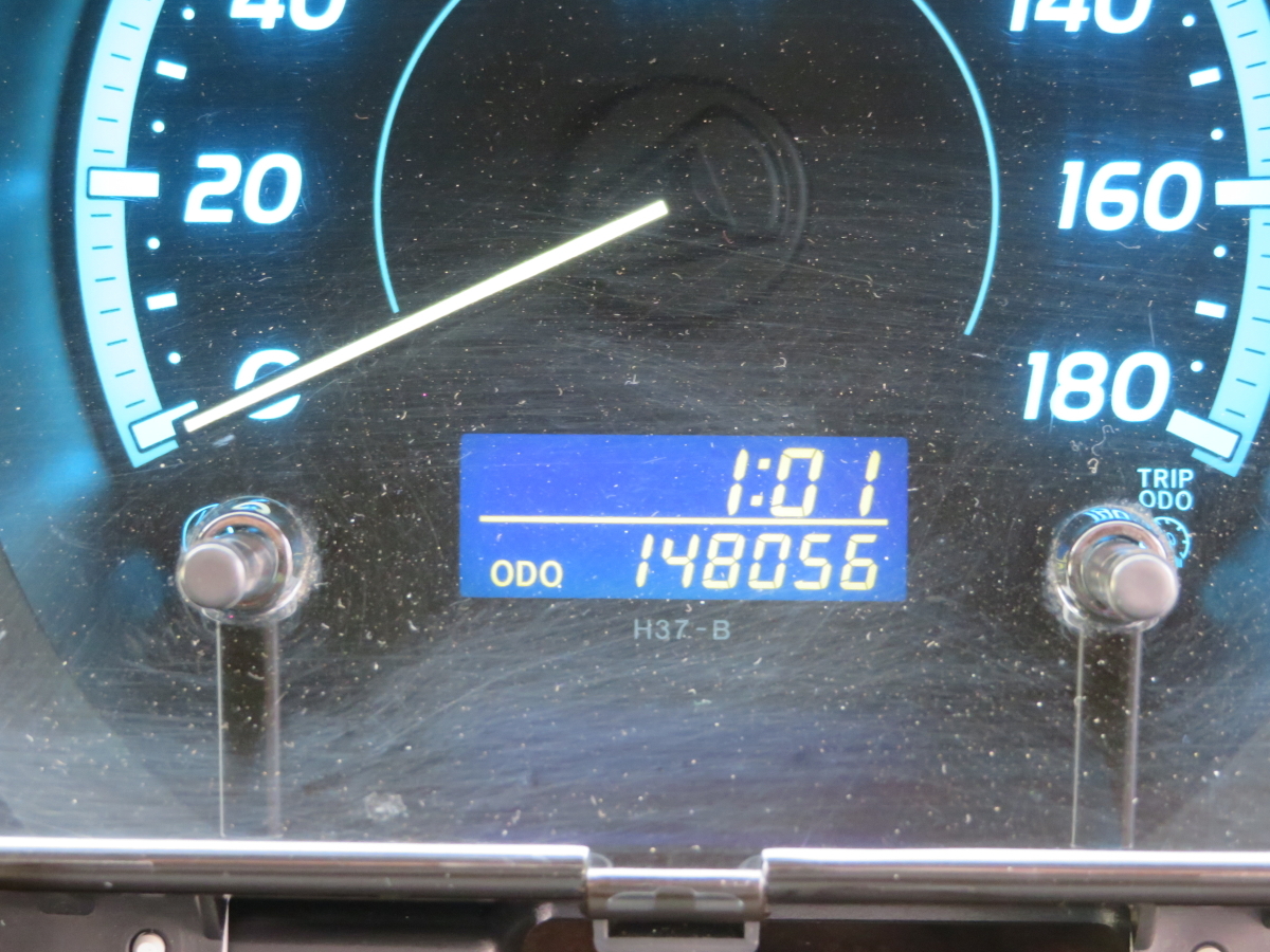 TOYOTA HIACE S-GL 200系 トヨタ ハイエースバン スーパーGL ADK-KDH201V 平成21年10月 純正スピードメーター 148056km LED打ち替え済_動作確認時の画像