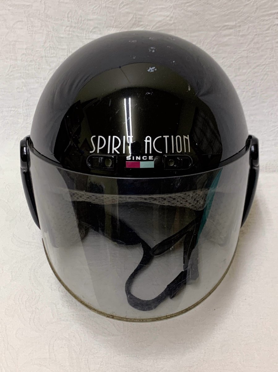 13496/ used SPIRIT ACTION OGK helmet black WING SPIRIT size 59? present condition goods 