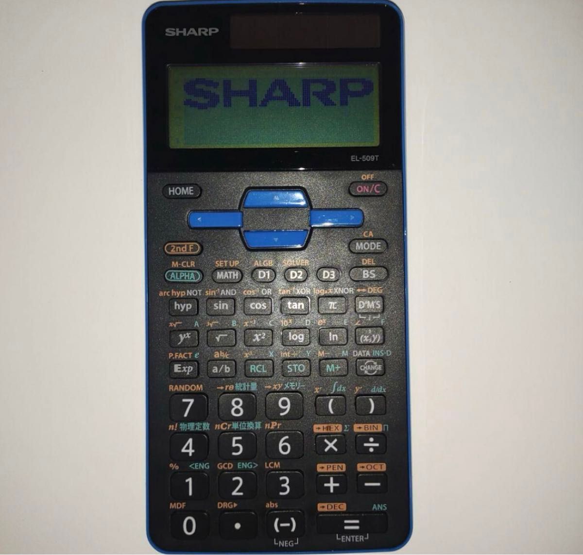 SHARP　EL-509T-AX　関数電卓