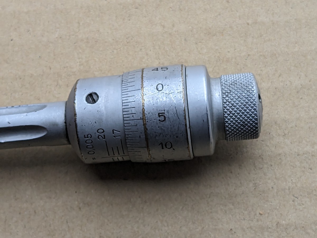 # postage 520 jpy #tesaTESA hole test three point type micrometer 17-20mm three point type inside diameter micrometer 