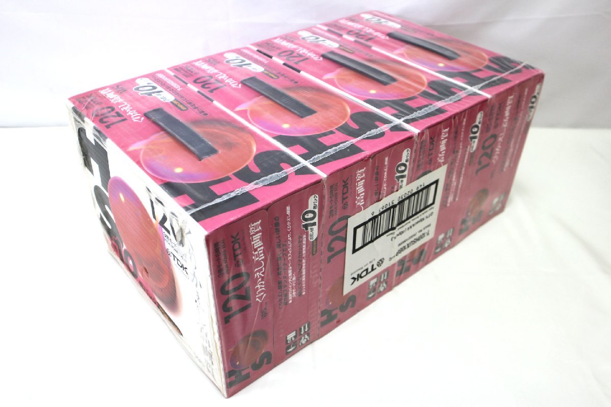 ＜ジャンク品/未開封＞※カビあり TDK VHS ビデオカセットテープ スタンダード 120分 10本×7パックセット（11423110117494DJ）_画像3
