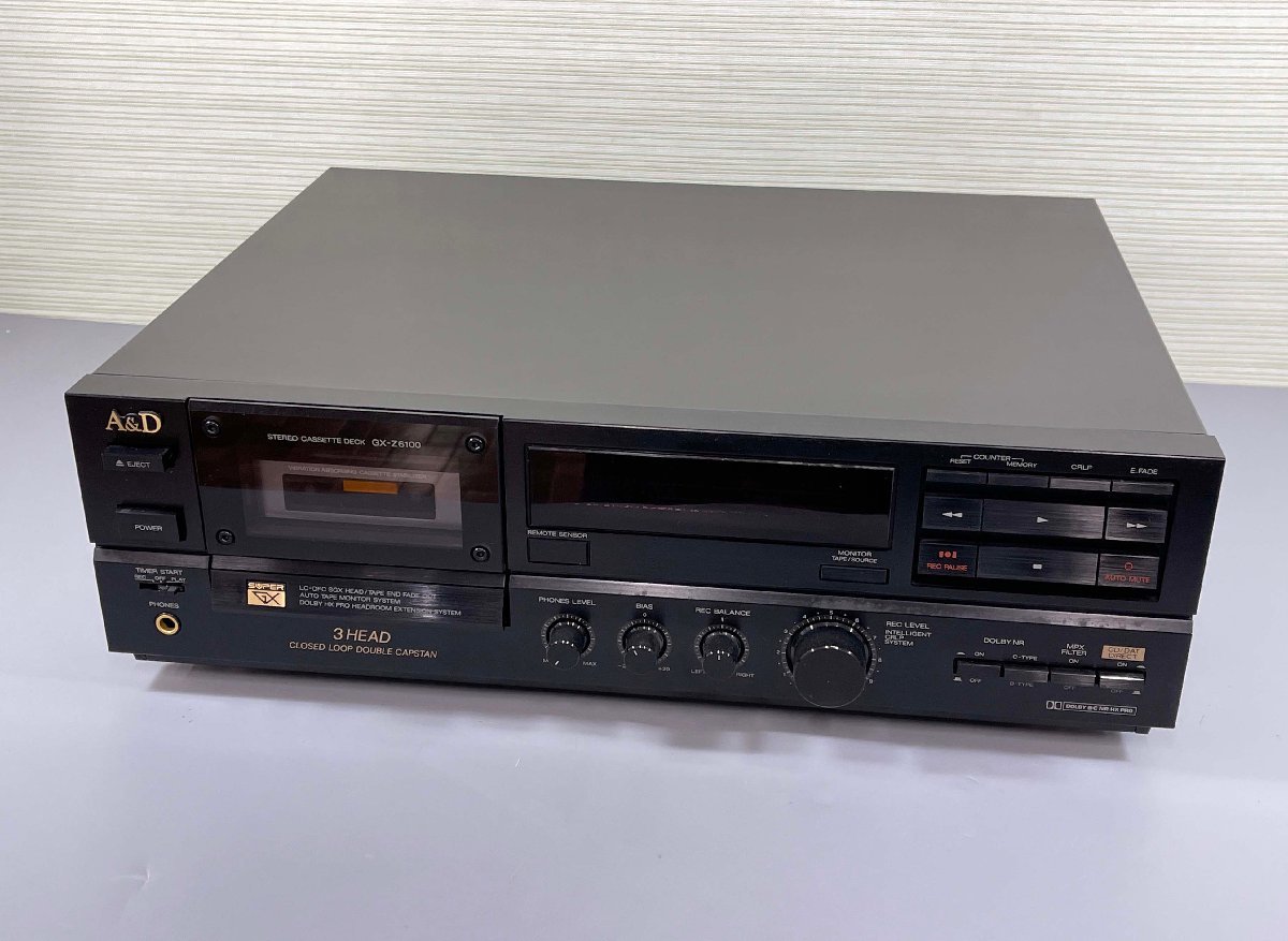 Yahoo!オークション - ジャンク品 A&D カセットデッキ GX-Z6100 Yahoo!オークション - ジャンク品 A&D カセットデッキ GX-Z6100