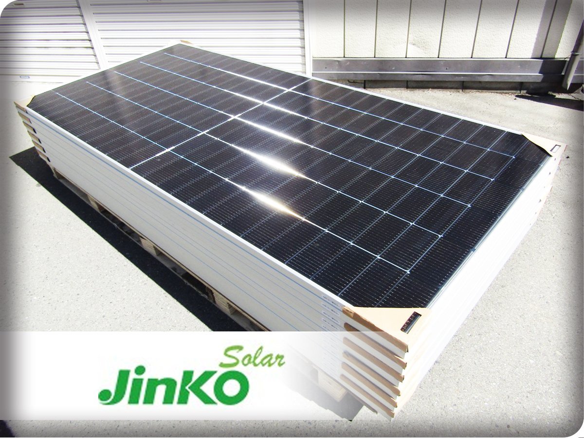 ■新品■未使用品■JinKO Solar■JKM600N-78HL4-BDV■Tiger Neo■7200W/ソーラーパネル・太陽光モジュール/12枚セット/37万/khhn2623m_画像1