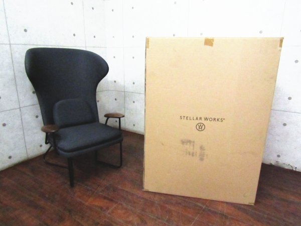 新品/未使用品/STELLAR WORKS/FLYMEe取扱い/QT Chillax Highback Chair/チラックスハイバックチェア/Nic Graham/チェア/286,000円/ft8537kの画像6