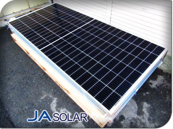 ■新品■未使用品■JA SOLAR■JAM78S10-435/MR■総2175W■PERC単結晶■ソーラーパネル・太陽電池モジュール■5枚セット■12万■khhn2357m_画像1