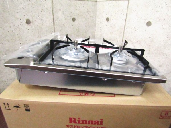 ■新品■未使用品■Rinnai/リンナイ■ドロップインコンロ■全バーナー温度センサー■2口横型■RD323STS■都市ガス■11万■khhxn619m_画像5