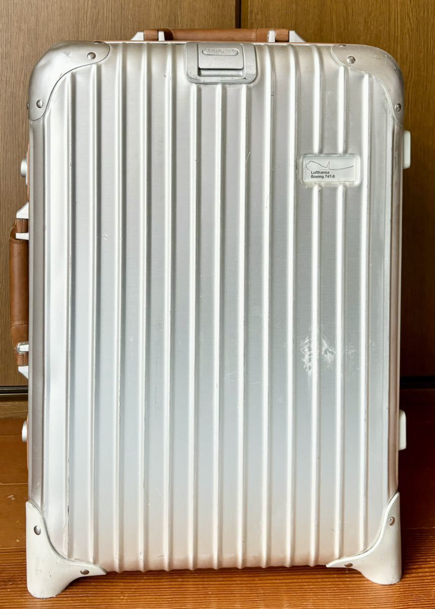 【中古】稀少廃盤商品！◆RIMOWA◆リモワ ルフトハンザ ボーイング747-8（機内持込み可32L）2輪 ビジネススーツケース _画像1