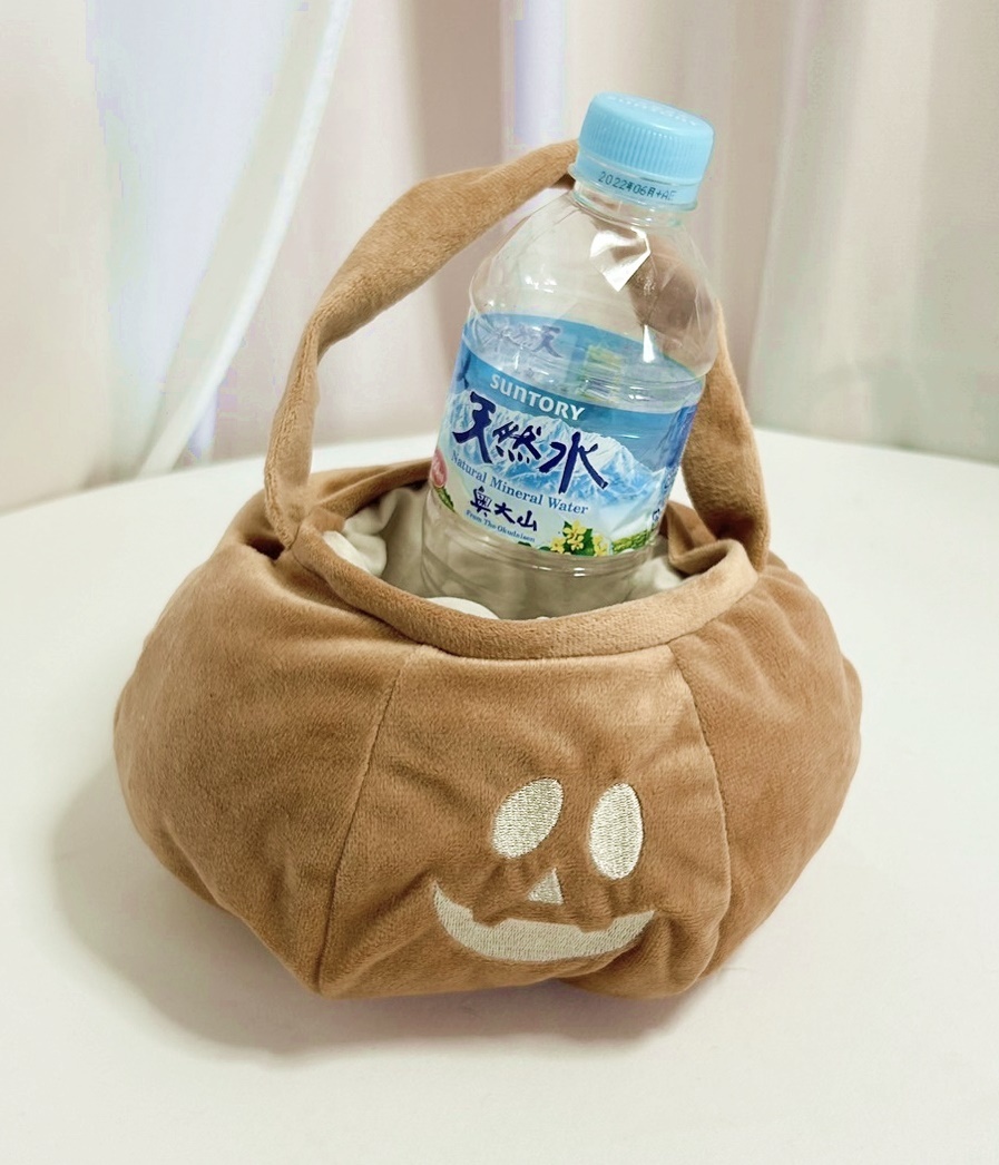 送料無料♪かぼちゃバッグ Pumpkin Bag ミニバッグ ハロウィン パーティ ふわふわ布製_画像5