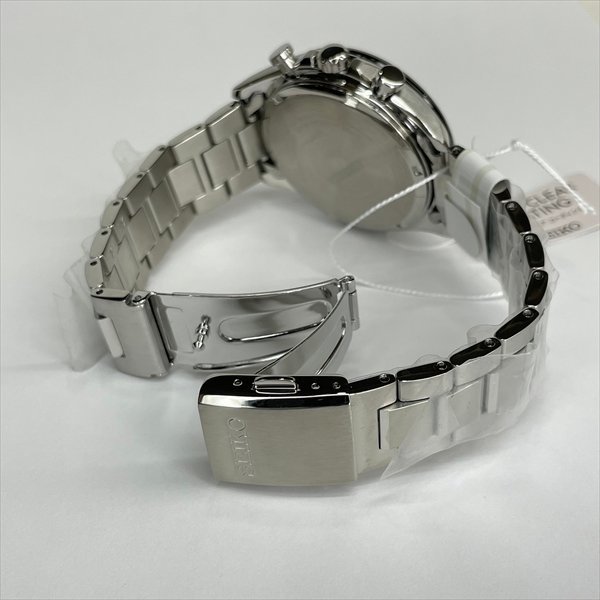 SEIKO セイコー セレクション V175-0FA0 SBPY165 メンズ腕時計 ソーラー クロノグラフ シルバー文字盤 箱付き 稼働品 未使用保管品 新品_画像7