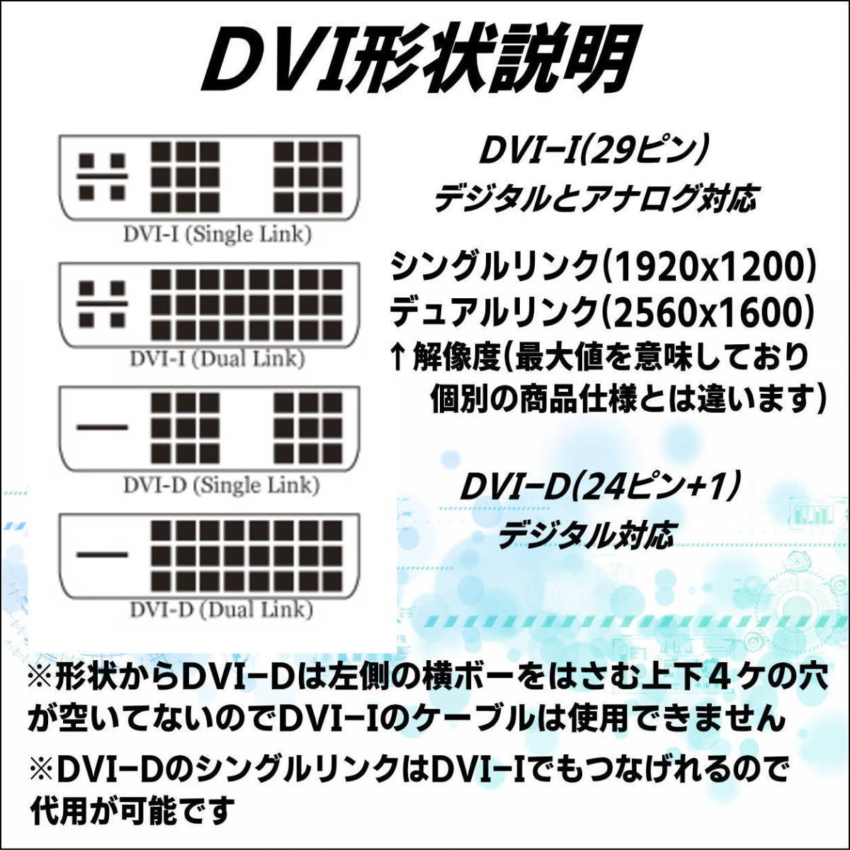☆モニタ PCどちらのDVIポートをHDMIに変換するケーブル HDMI A(オス)-DVI24ピン(オス) 1.5m フルHD 1080p 対応 A24-15_画像3