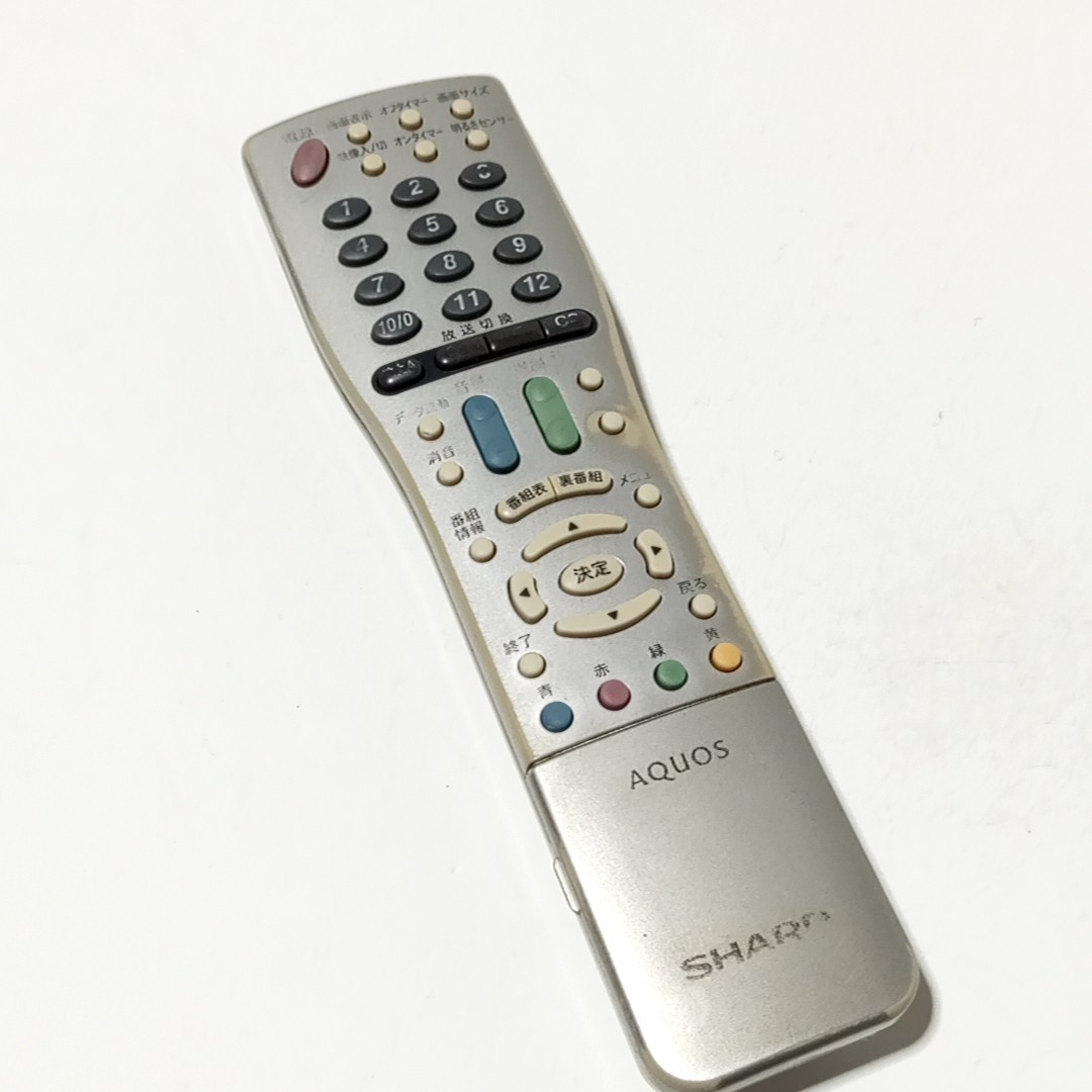 C 保証有り　送料無料　SHARP テレビ リモコン GA511WJSA 「LC-15SX7/LC-13SX7/LC-15SX7A/LC-13SX7