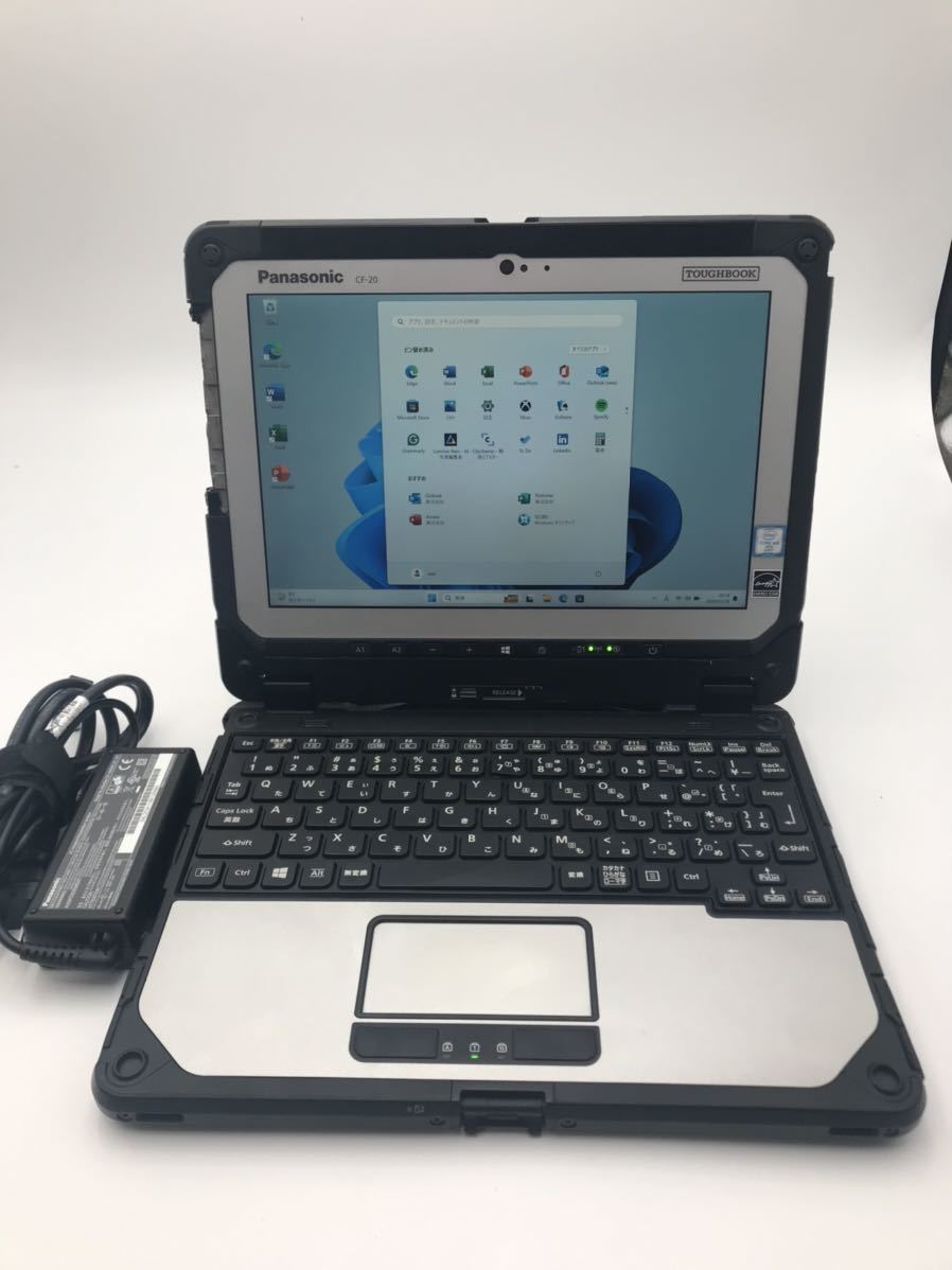 Panasonic TOUGHBOOK CF-20-1 Core m5-6Y57 CPU1.10GHzタッチパネル 128GB_画像1