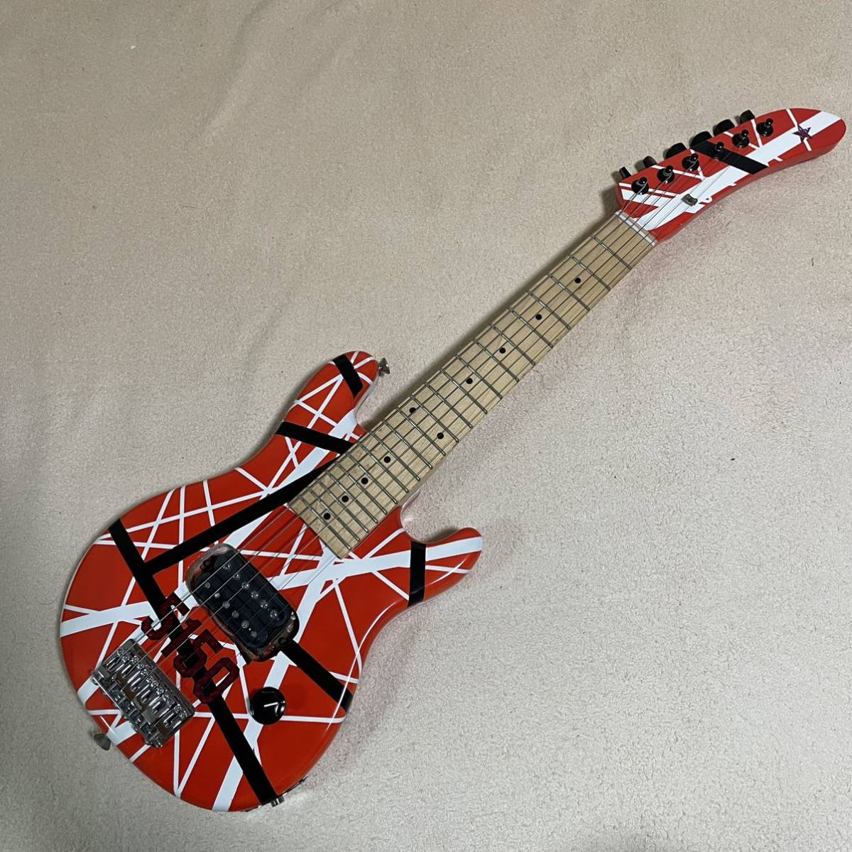 Kramer EVH 5150 風 カスタム ミニギター VAN HALEN_画像1