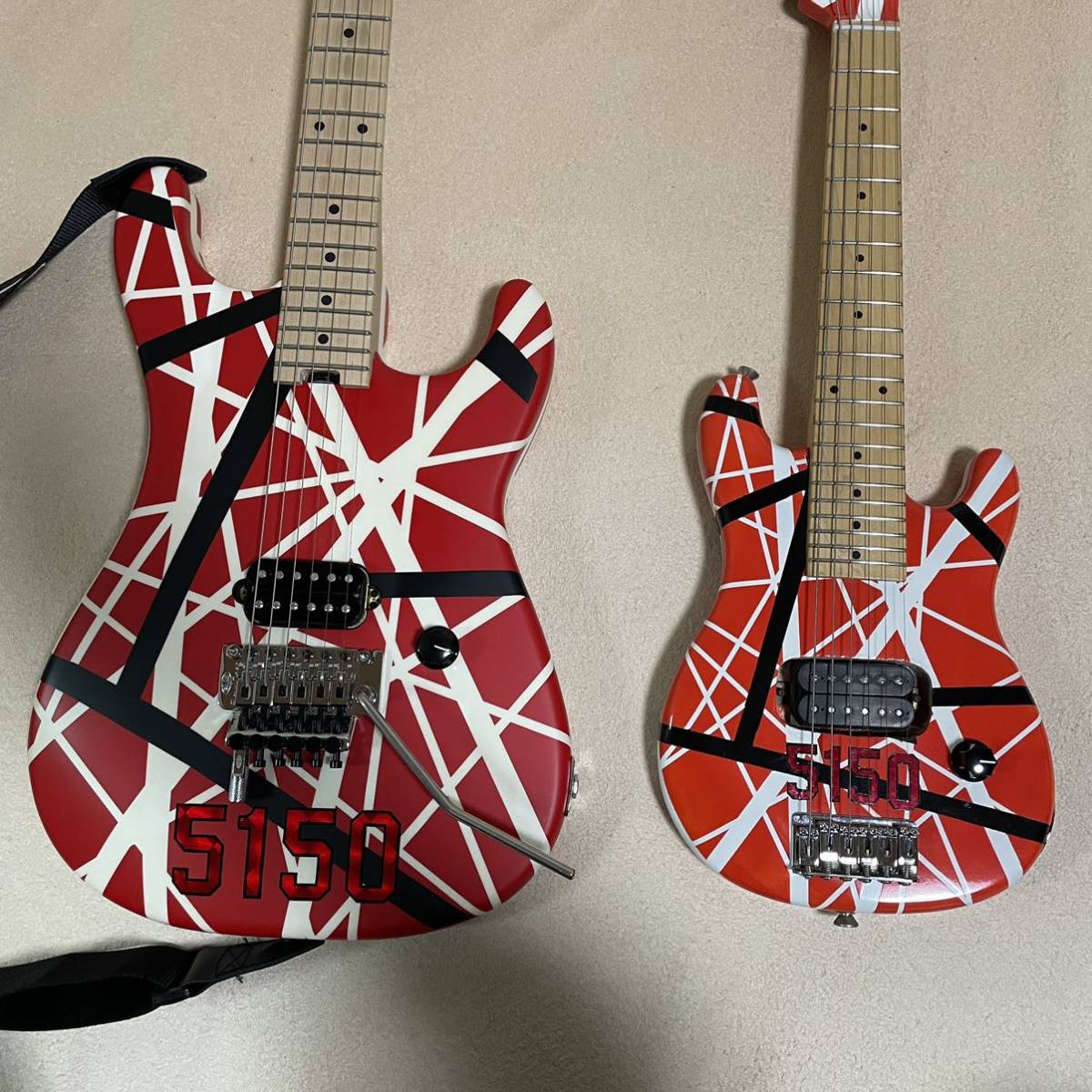 Kramer EVH 5150 風 カスタム ミニギター VAN HALEN