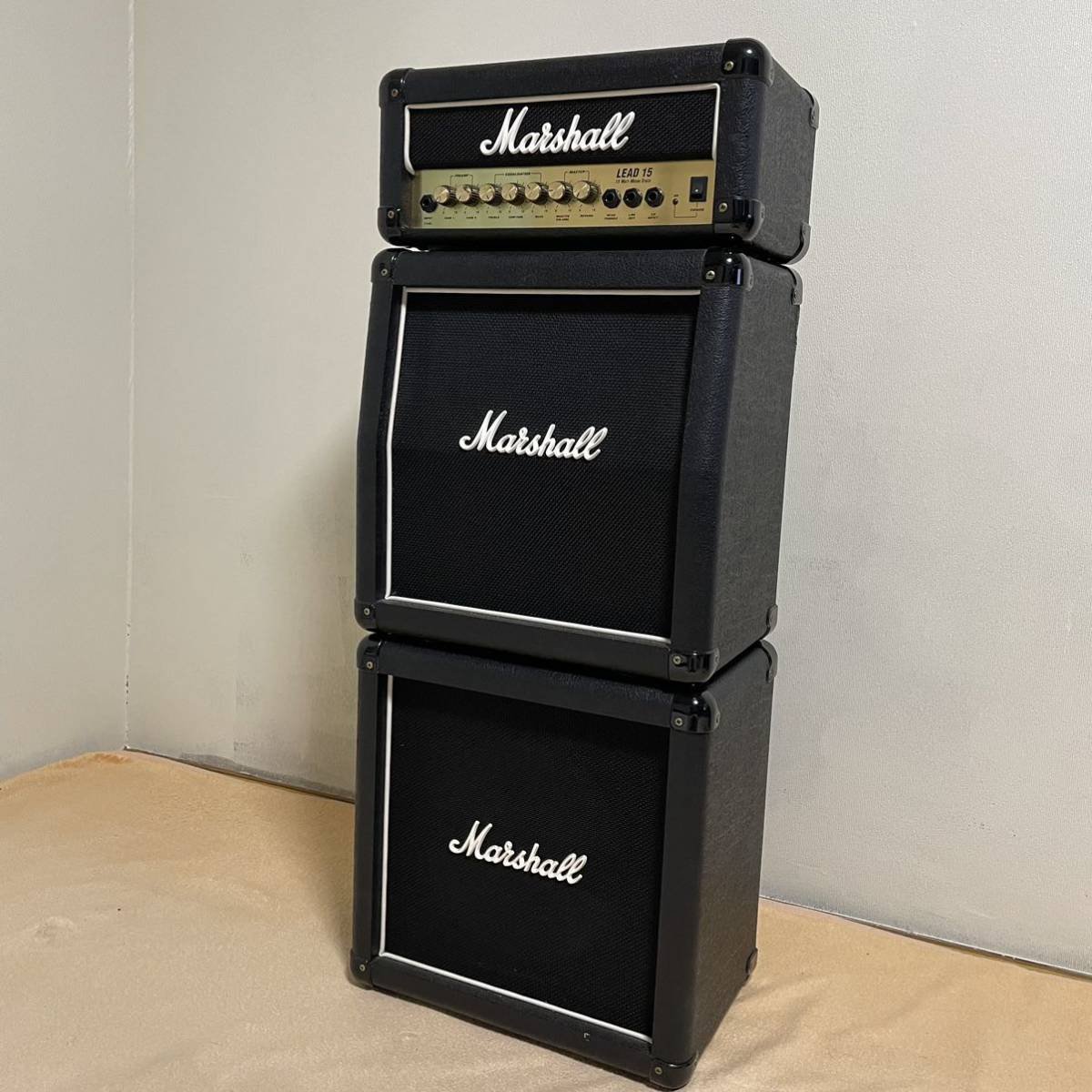 Marshall LEAD15 G15MS 動作確認済 マイクロスタック アンプ 三段積み マーシャル