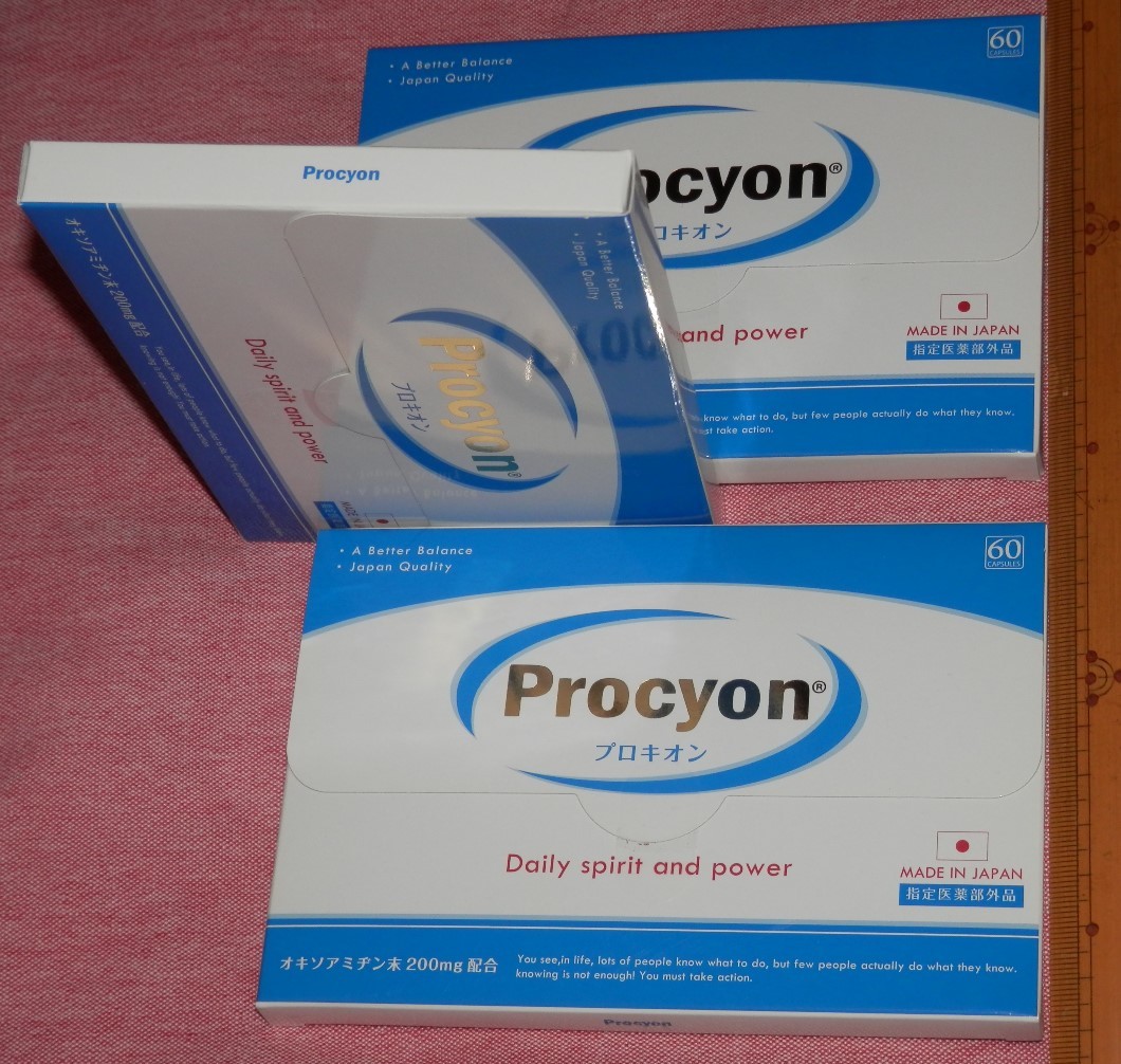 プロキオン Procyon 一箱 60粒 30日分 指定医薬部外品 日本製 滋養強壮 男性活力ケア 虚弱体質 にんにく 有効成分 オキソアミヂン 京福堂_画像1