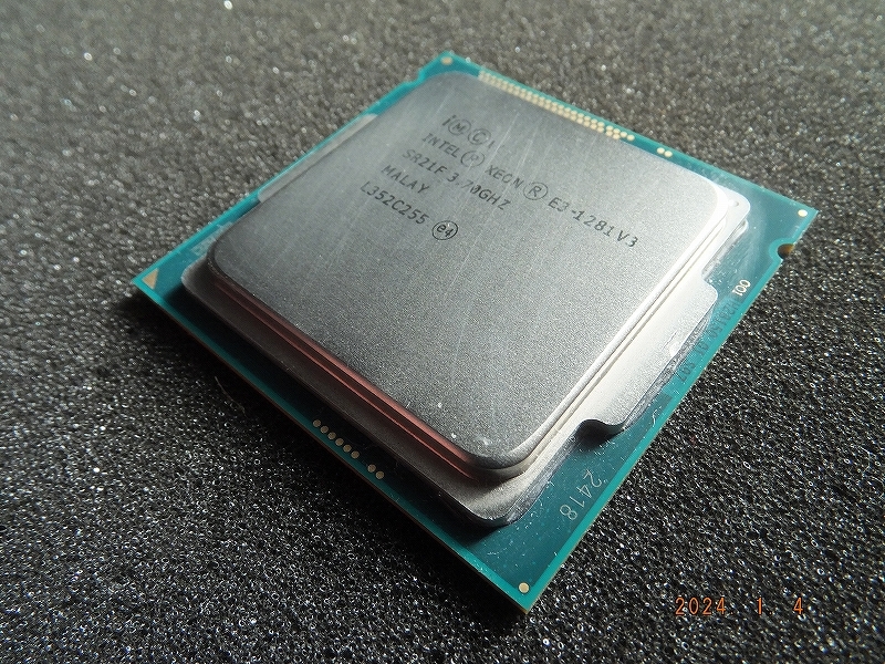 Intel Xeon E3-1281 v3 3.7GHz[4コア8スレッド TurboBoost 4.1GHz LGA1150 SR21F] Haswell 動作確認済_画像3