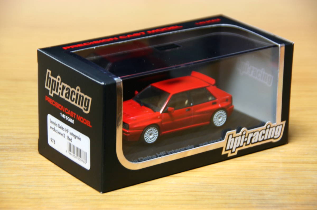 美品 ■絶版品■【hpi-racing】1/43 ランチア デルタ HF インテグラーレ エヴォルツィオーネII レッドの画像2