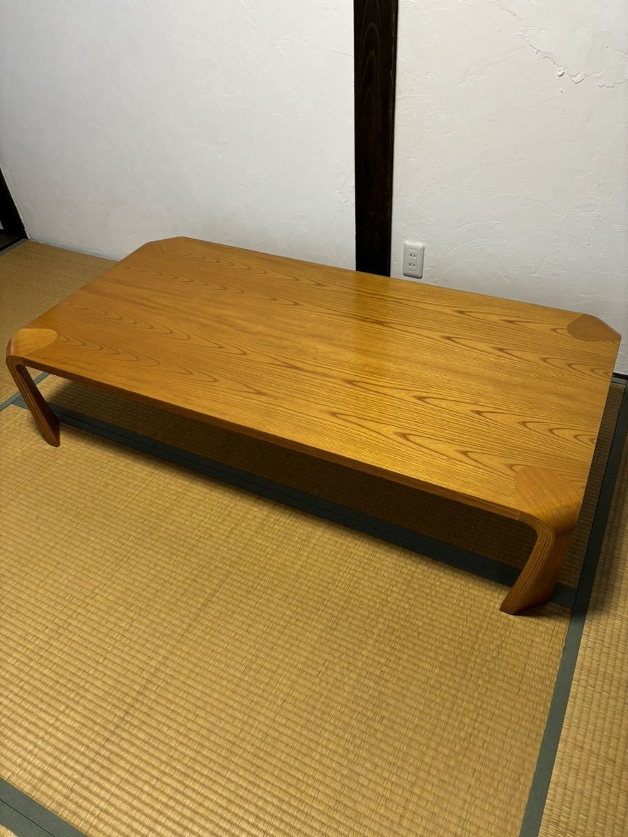 【美品】天童木工 Tendo 乾三郎 センターテーブル 座卓 和モダン レトロの画像1
