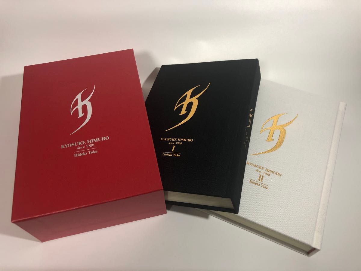 ほぼ未使用★氷室京介 完全予約受注生産商品 書籍『KYOSUKE HIMURO since 1988』予約特典付き