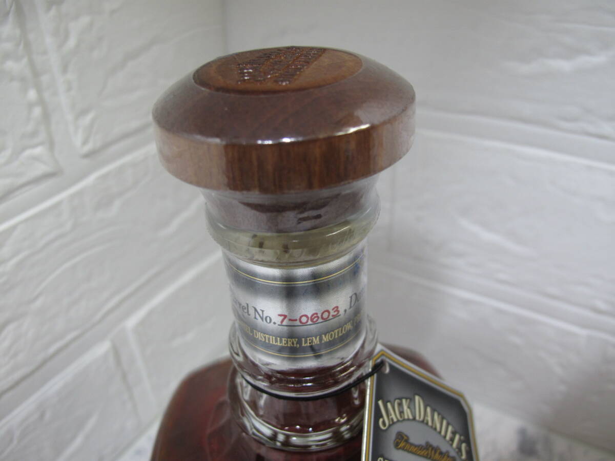 ジャックダニエル シングルバレル JACK DANIEL'S Single Barrel Tennessee Whiskey 2007年 47度 750ml 未開栓_画像4