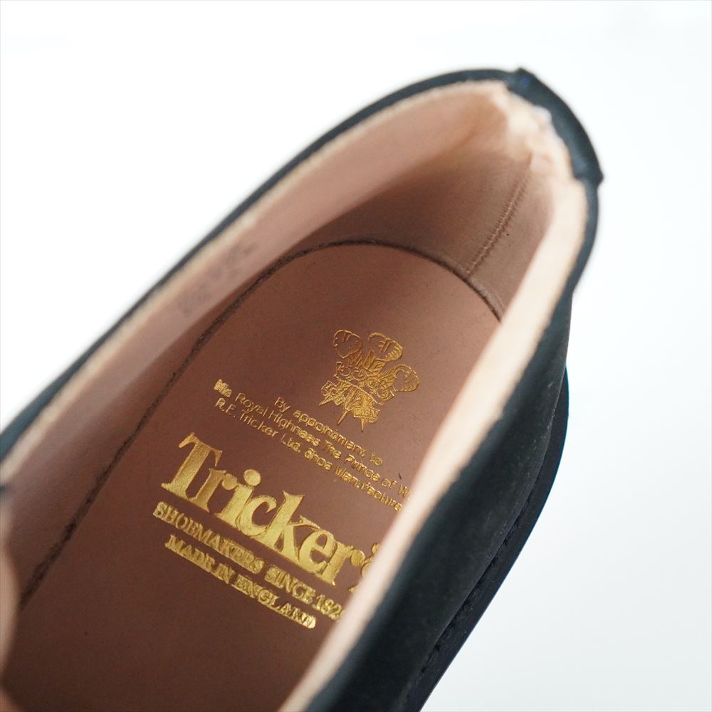 Tricker's トリッカーズ チャッカブーツ ブラック ヌバック 61/2 イギリス製　新品_画像8