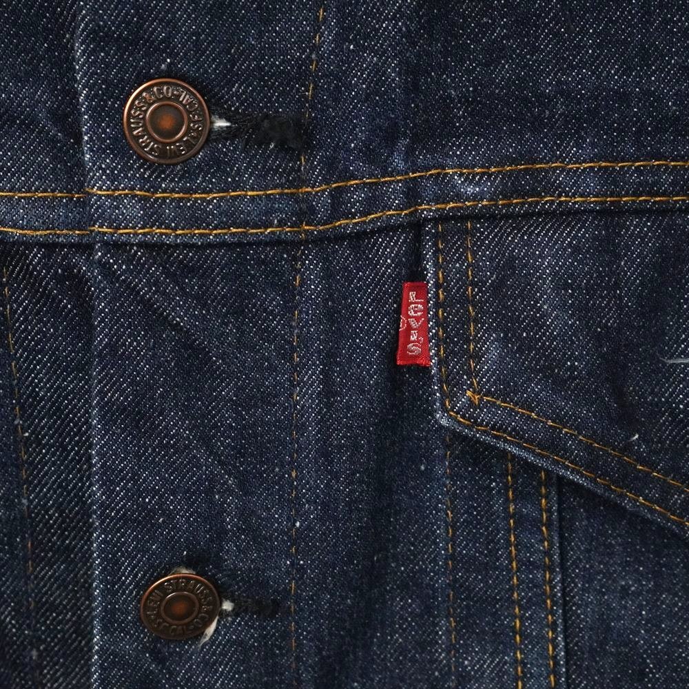 70s80s ビンテージ Levis リーバイス 71205-0217 デニムジャケット Gジャン 46 ミントコンディション_画像9