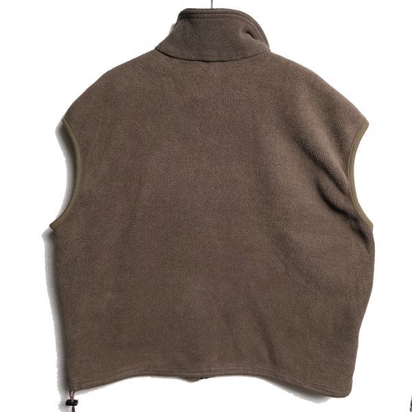 55%以上節約 90's ブラウン (XL) 茶系×黒 ベスト フリース EMS USA製 フリース