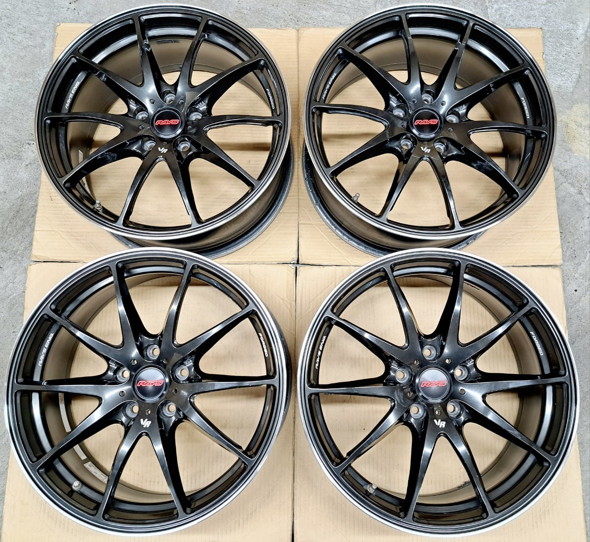 【極上品】RAYS VOLK RACING G25 ホイール 18インチ 7.5J 114.3 鍛造 スバル レヴォーグ WRX S4 フォレスター トヨタ アルファード レイズ_画像1