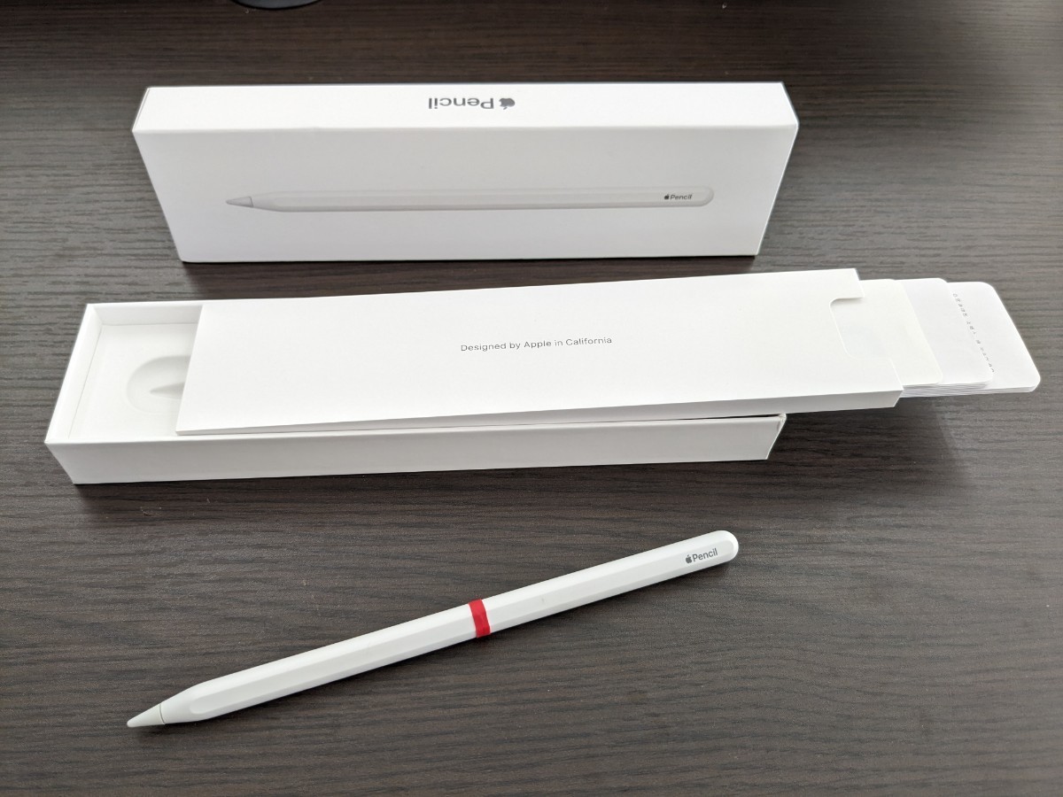 Apple Pencil 第2世代アップルペンシル【中古修理品】 赤帯北24301