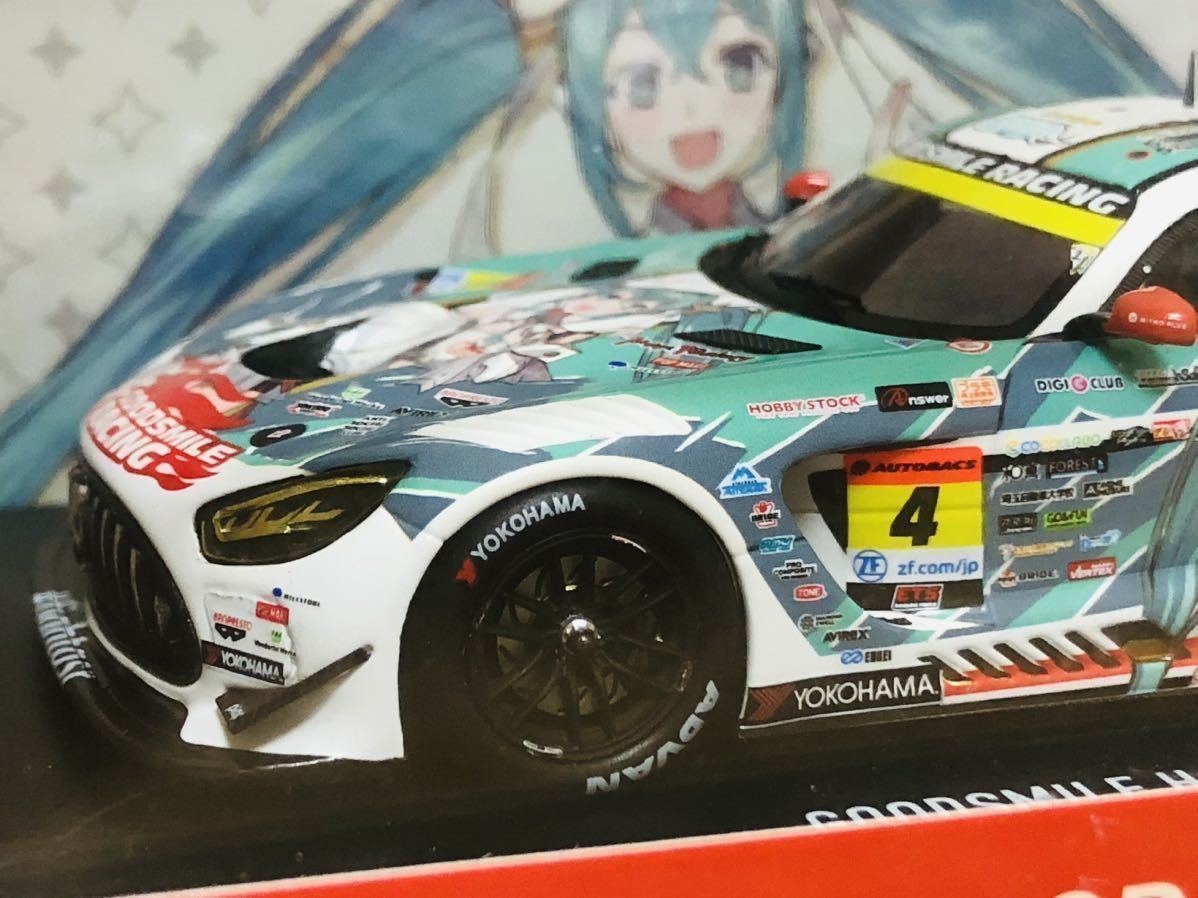 激レア！特注 1/43 スパーク グッドスマイル 初音ミク AMG 2023 スーパーGT GT300 片岡龍也 谷口信輝 検 GT-R Z LC スープラ NSX シビック_画像3