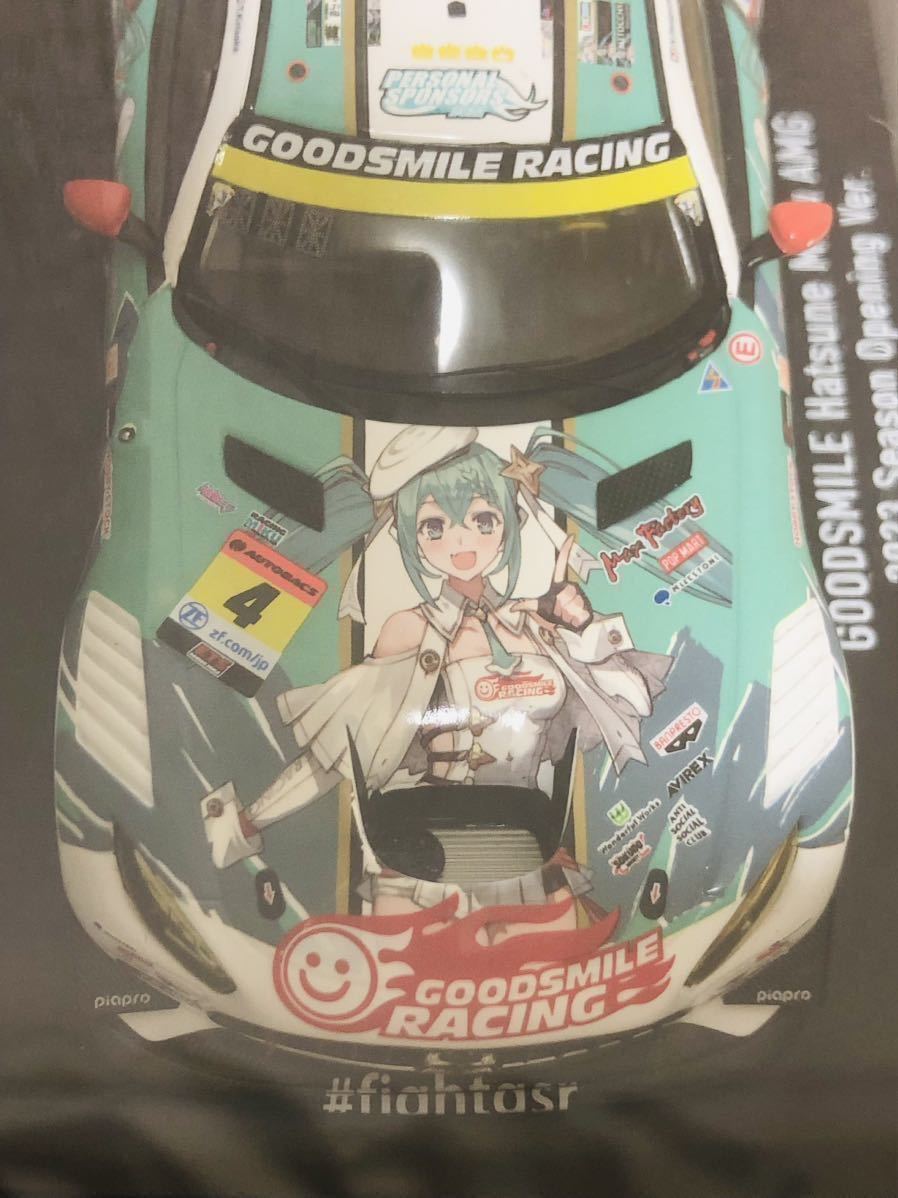 激レア！特注 1/43 スパーク グッドスマイル 初音ミク AMG 2023 スーパーGT GT300 片岡龍也 谷口信輝 検 GT-R Z LC スープラ NSX シビック_画像2