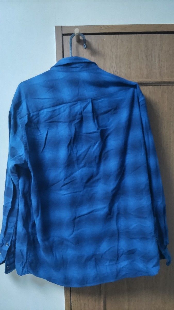 JWアンダーソン フランネルシャツ ユニクロ  XL ブルー