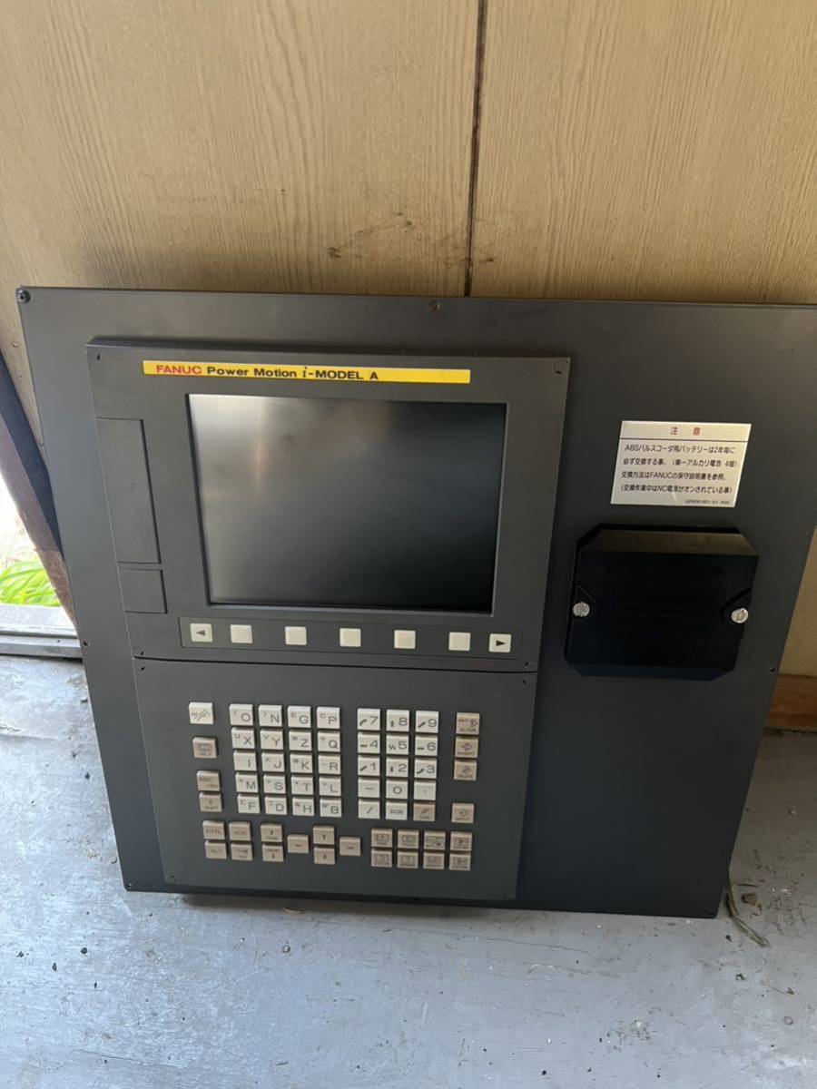 「中古美品」FANUC ファナック Power Motion i-AコントローラA02B-0334-B500/MDIユニットA02B-0323-C121#M