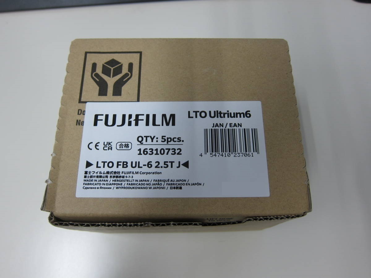【未使用】FUJI LTO FB UL-6 LTO Ultrium6 データカートリッジ 2.5TB/6.25TB 5巻パック LTO6_画像4
