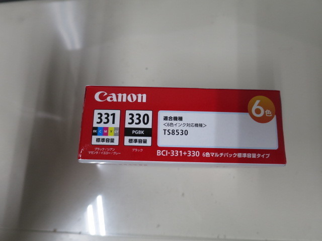 【未使用】キャノン BCI-331+330/6MP 純正プリンターインク (標準容量) 6色マルチパック 取付期限2025.12_画像6