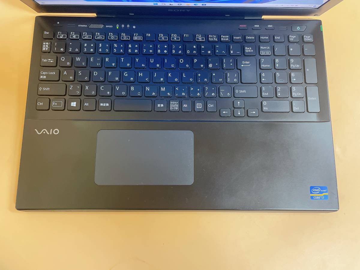 [最強i7+メモリ8GB+SSD256GB+HDD750GB] SONY VAIO SVS1512AJ core i7-3632QM/Windows11/office2019 H&B/Blu-ray/Webカメラ/USB3.0/BLT_画像2