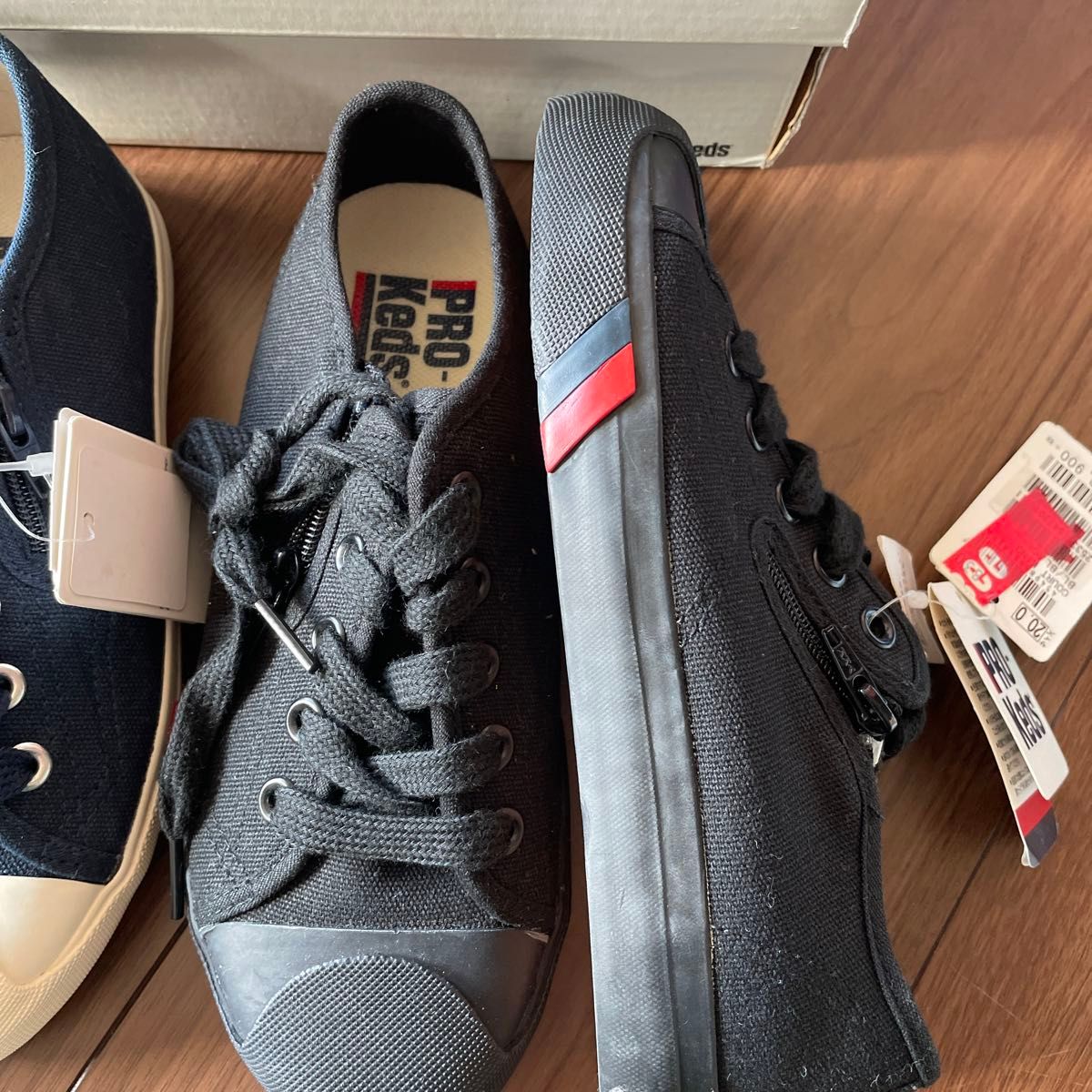 【セット】新品　スニーカー pro-keds 20センチ　ネイビー　ブラック　2足セット　プロケッズ