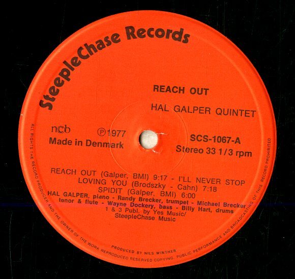 A00585457/LP/ハル・ギャルパー・クインテット feat.ブレッカー・ブラザーズ「Reach Out! (1977年・SCS-1067・ポストバップ)」_画像3