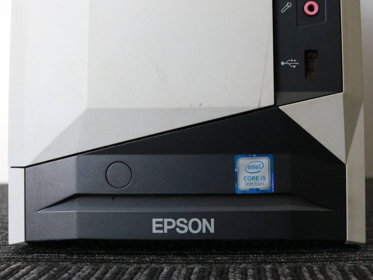 ◆EPSON・エプソン・Endeavor MR8200-L・Core i5 9th Gen シール・デスクトップPC・動作未確認・現状品◆aaa198_画像5