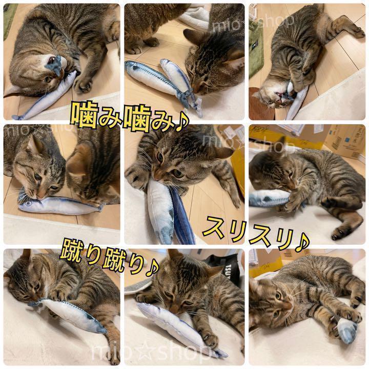 【即購入OK】2個セット けりぐるみ 大人気 数量限定 サバ サンマ 猫　おもちゃ　魚　蹴りぐるみ_画像2