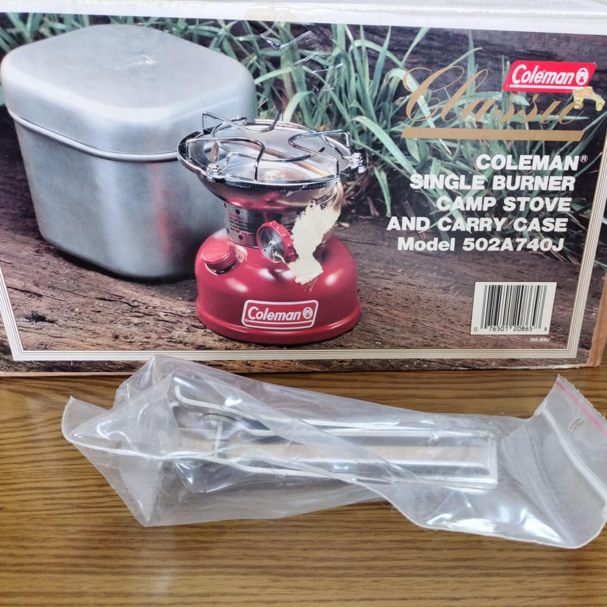 コールマン シングルバーナー クラシック　中古品　Model　502A740J キャンプ ビンテージ Classic Coleman　アウトドア　_画像3